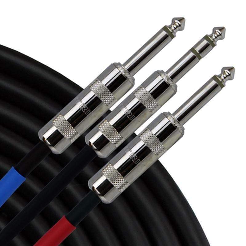 Rapco Horizon Y Cable | TRS 1/4"-TS 1/4" | 3ft