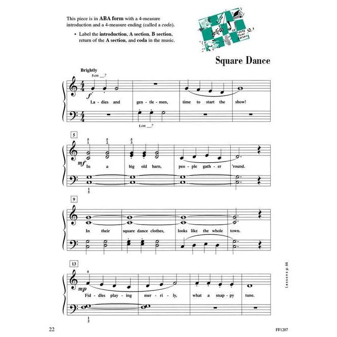 Accelerated Piano Adventures for the Older Beginner | Performance | Book 1 - Image 5