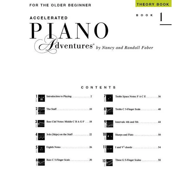 Accelerated Piano Adventures for the Older Beginner | Theory | Book 1 - Image 2