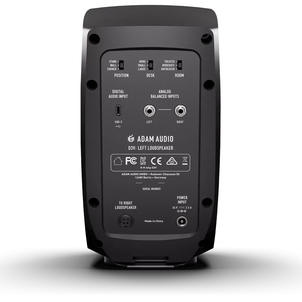 Adam Audio D3V Black Active Desktop Monitoring System | Pair - Image 2