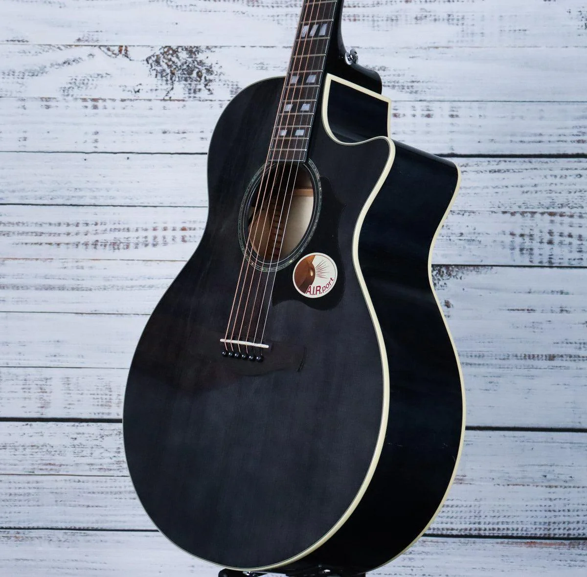 Ibanez AE170 Acoustic-Electric Guitar | Transparent Black High Gloss - Image 5