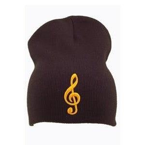 Aim Gifts Beanie | G-Clef | Black