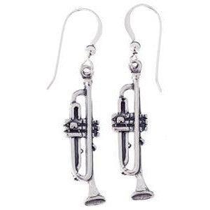 Aim Gifts Earrings | Sterling Silver Trumpet