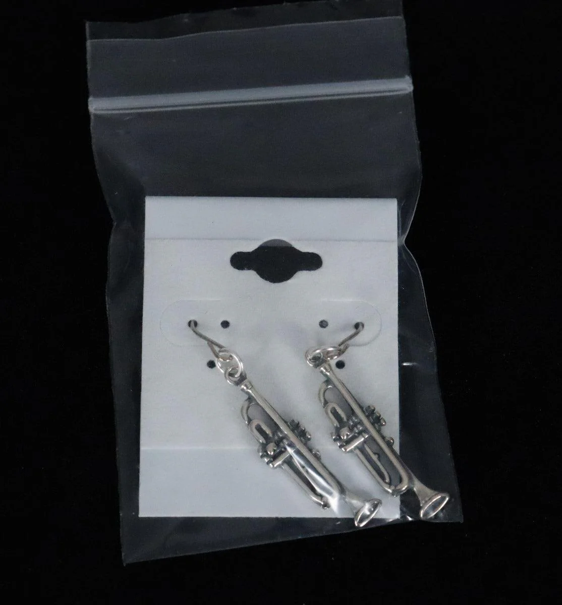 Aim Gifts Earrings | Sterling Silver Trumpet - Image 2