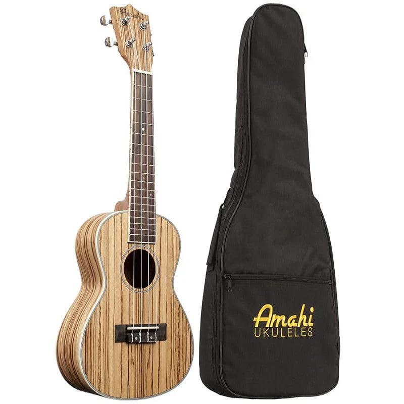 Amahi UK330C Classic Series Zebrawood Ukulele | Concert