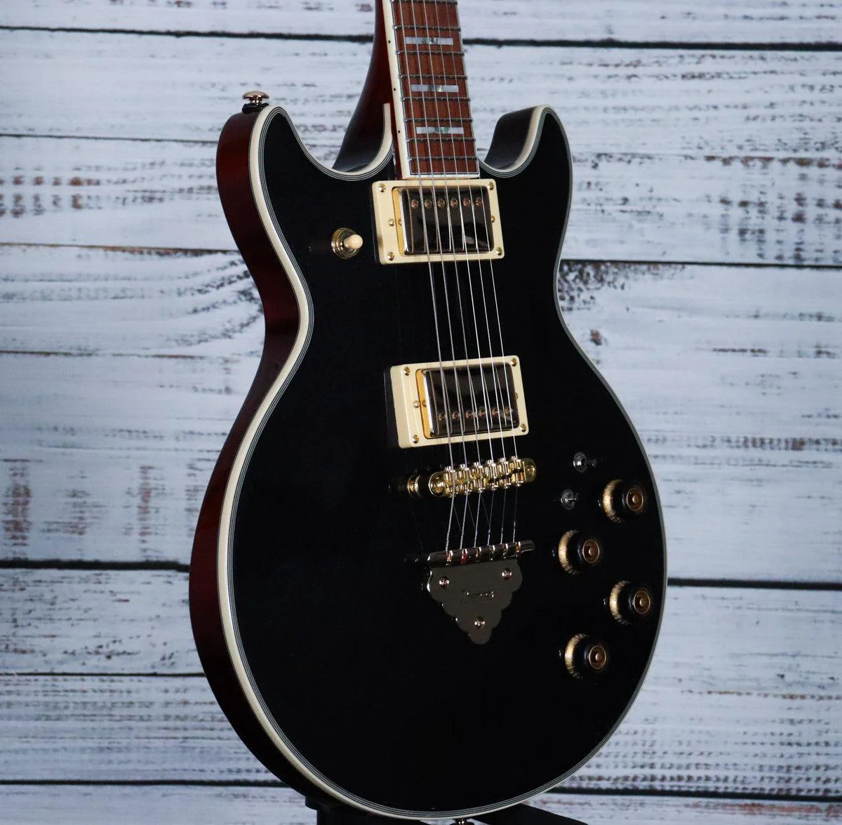 Ibanez AR320 AR Standard Electric Guitar | Midnight Black Metallic - Image 4