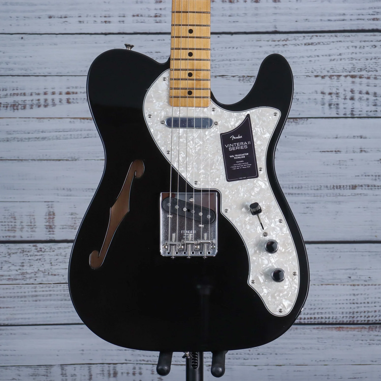 *B-STOCK* Fender Vintera II '60s Telecaster Thinline Guitar | Black