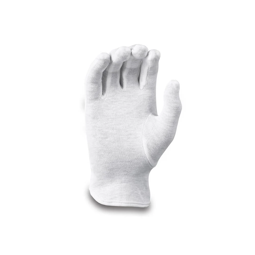 Wrist-Length Cotton Marching Band Gloves | Black (X-Large) - Image 3