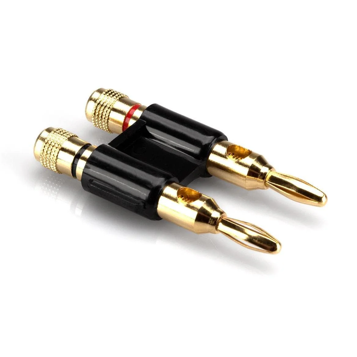 Hosa Dual Banana Connector | Black