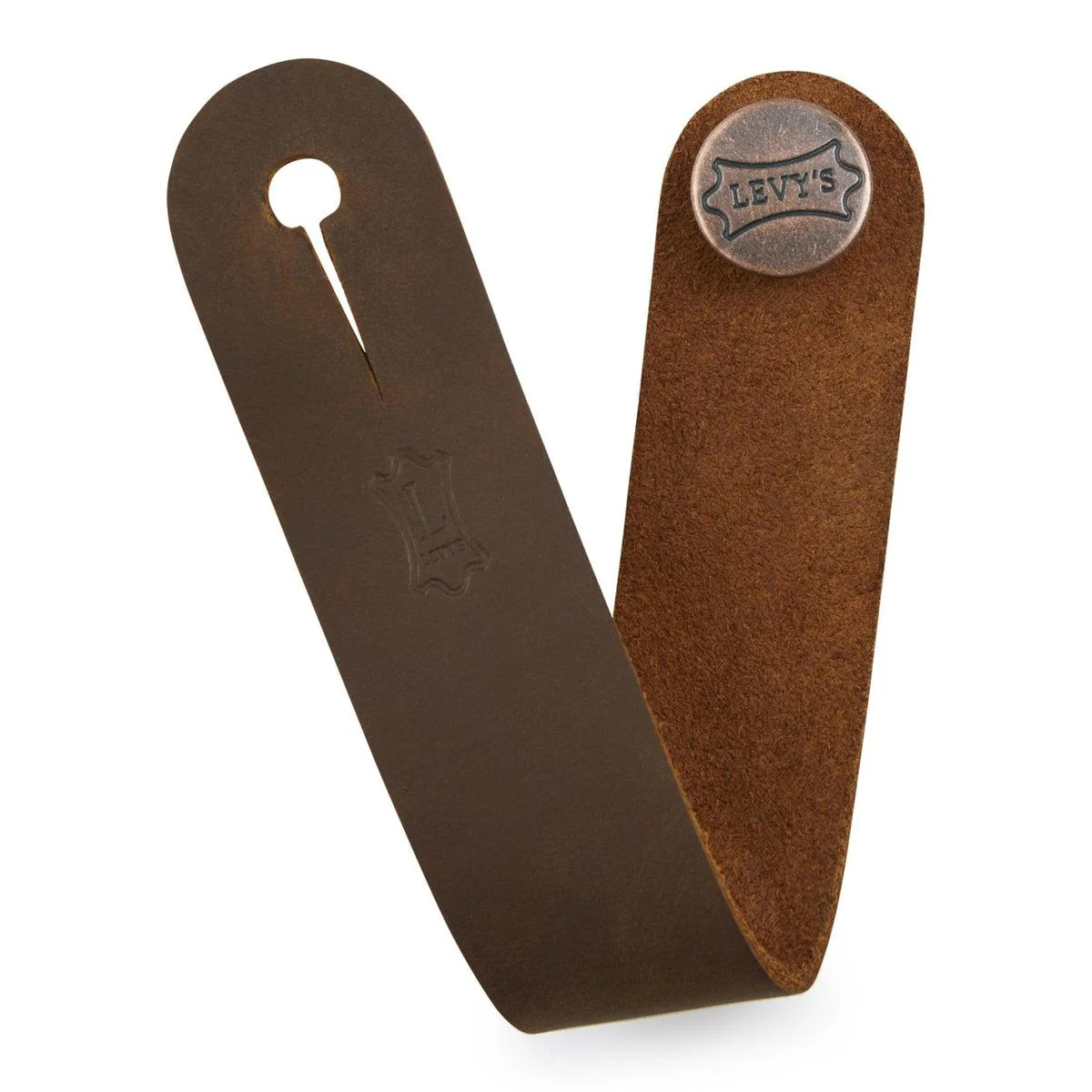 Levy’s Acoustic Guitar Strap Adapter | Brown