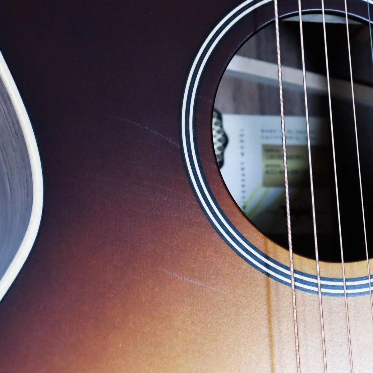 *Bstock* Taylor 50th Anniversary AD14ce-SB | Tobacco Sunburst Top - Image 6