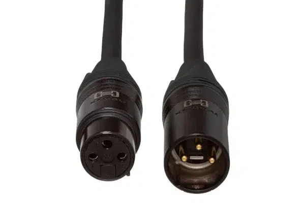 Hosa Edge Microphone Cable | Neutrik XLR3F to XLR3M | 10ft - Image 2