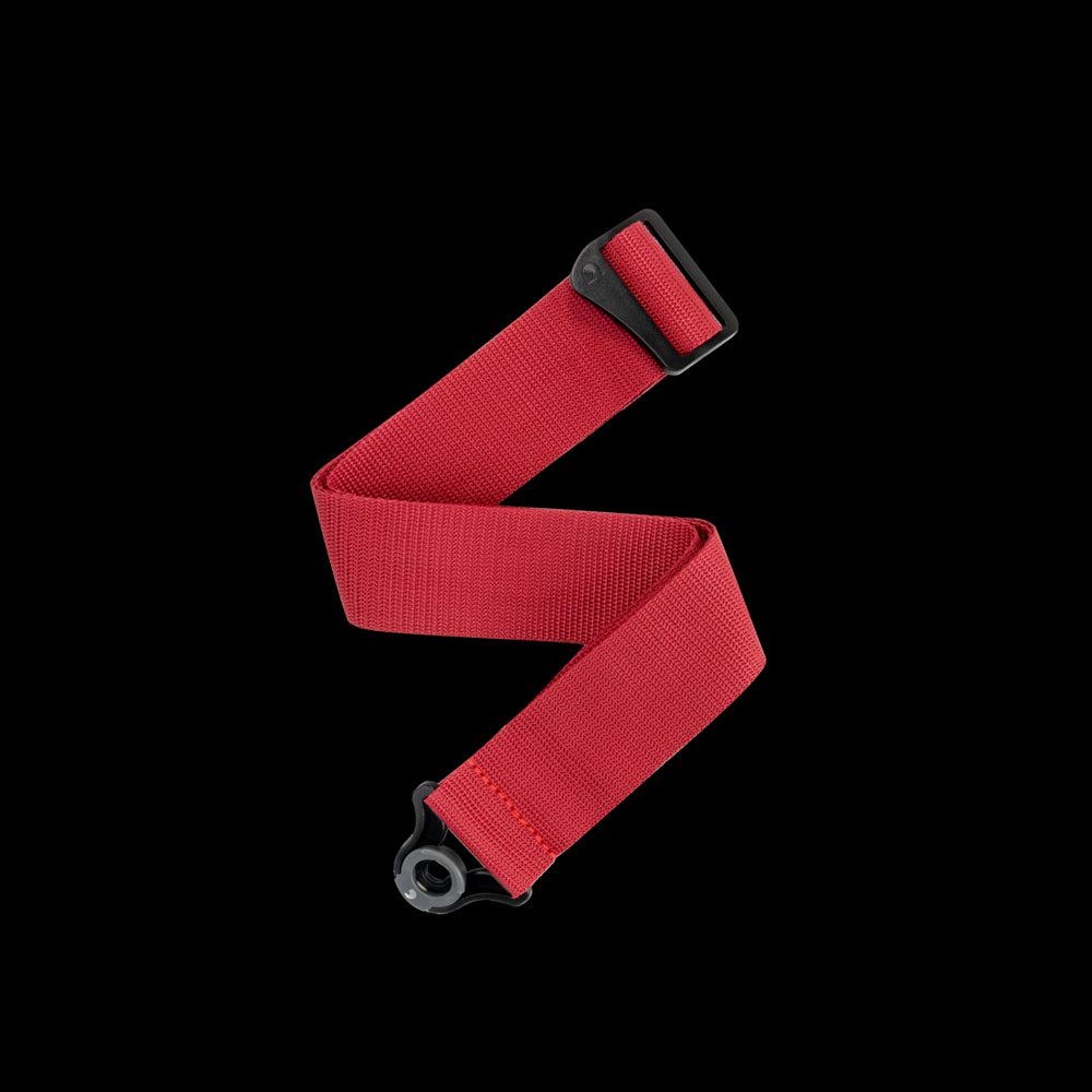 D'Addario Auto-Lock Polypro Guitar Strap | Red (2")