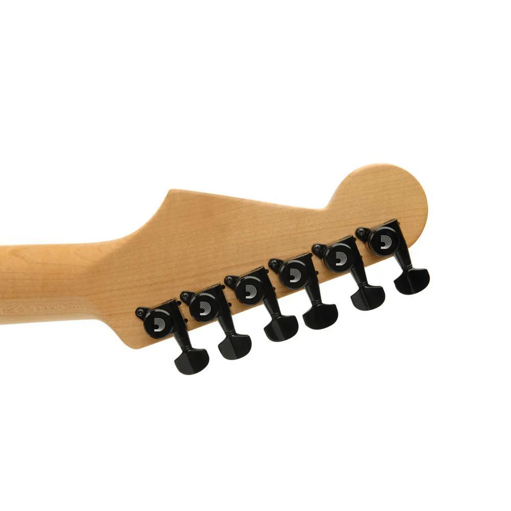 D'Addario Auto-Trim Locking Tuning Machines | 6-In-Line | Black - Image 3
