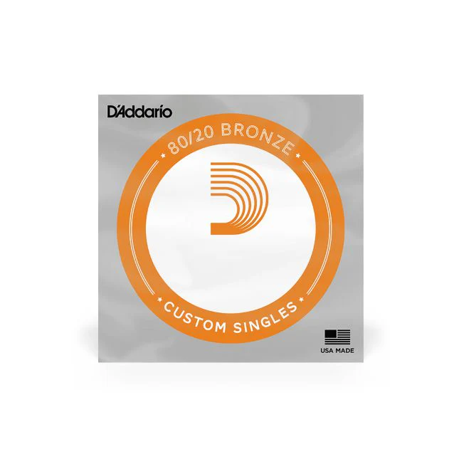 D'Addario BW026 Bronze Wound Acoustic Guitar Single String | .026