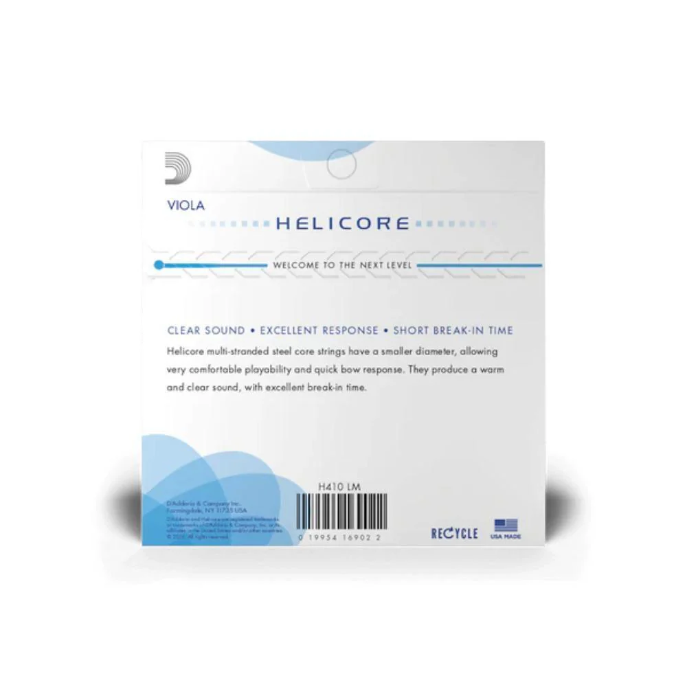 D'Addario Helicore Viola String Set | Long Scale (Medium Tension) - Image 2