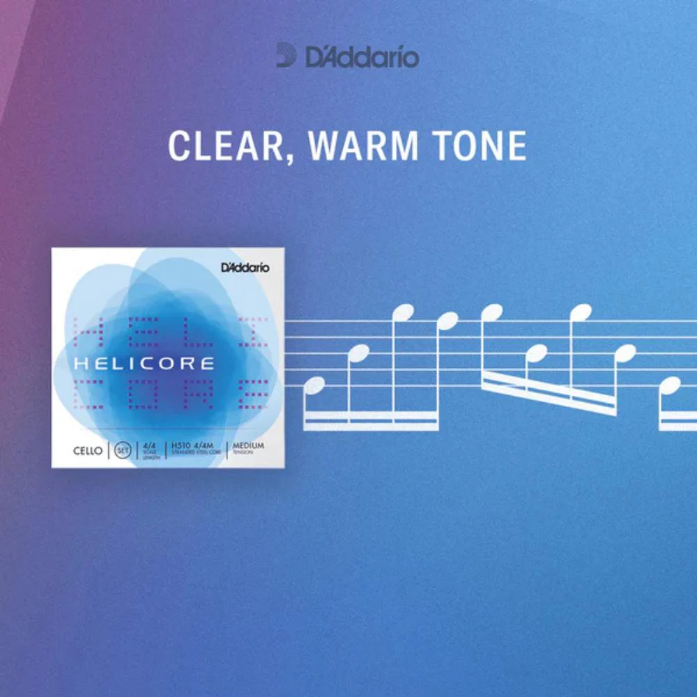 D'Addario Helicore Violin String Set | 1/2 Scale (Medium Tension) - Image 4