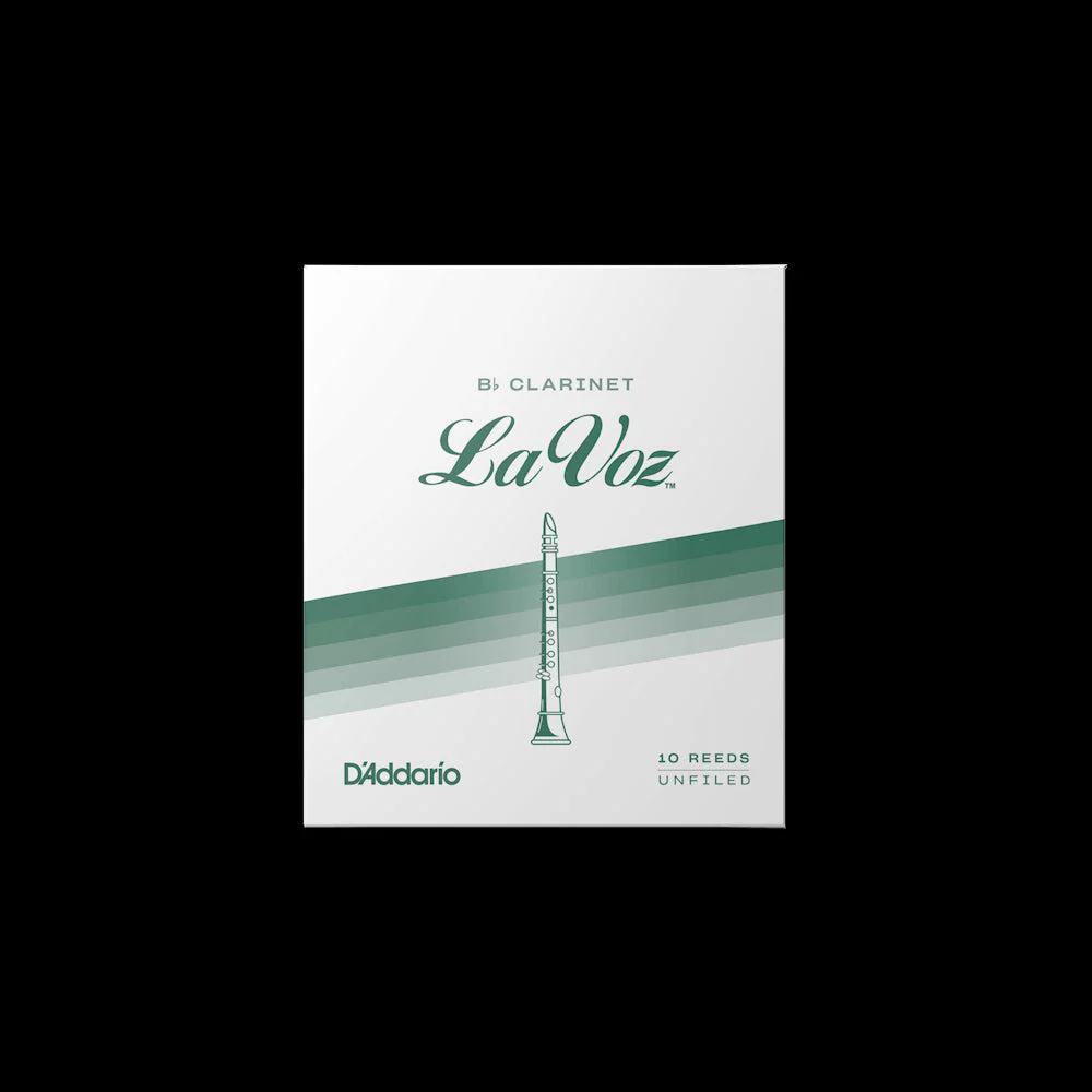 D'Addario La Voz Bb Clarinet Reeds | Medium | 10 Pack