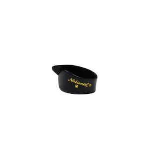 D'Addario National Celluloid Thumb Picks | Medium Black | 12 pack - Image 2