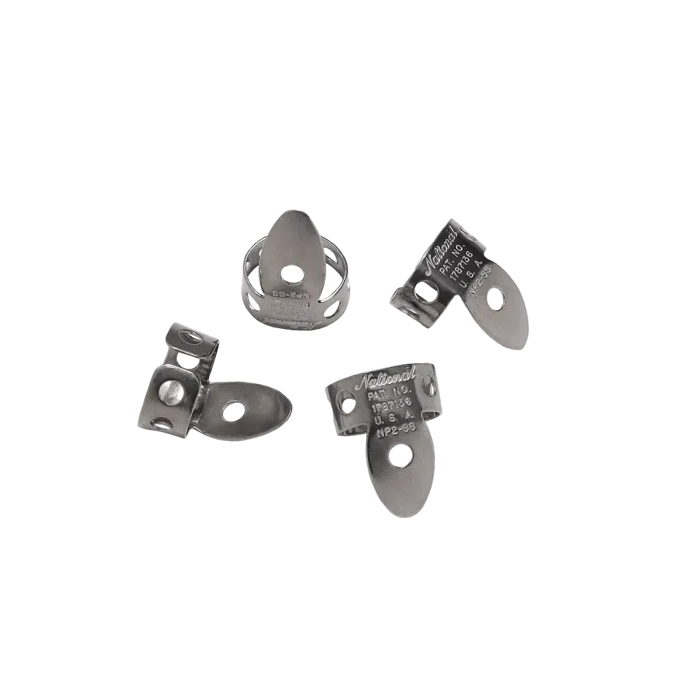 D'Addario National Stainless Steel Finger Picks | 4 Pack