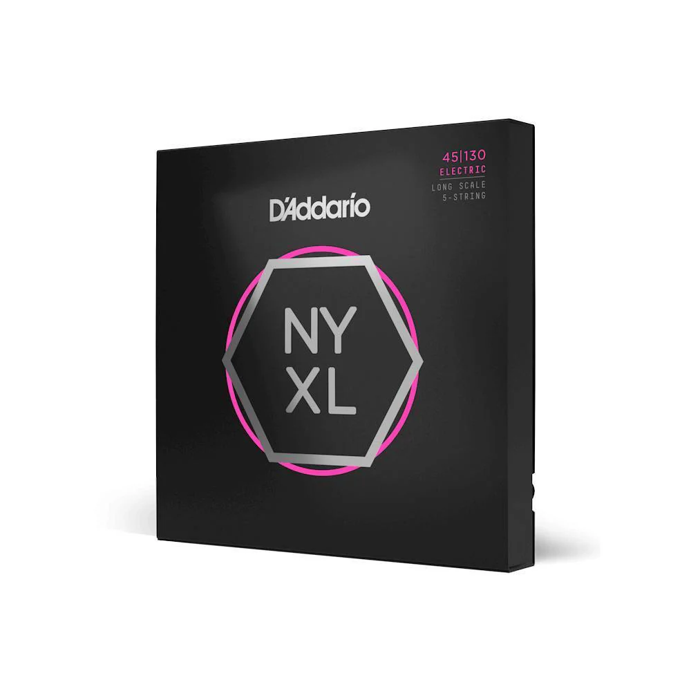 D'Addario NYXL 5-String Bass Guitar Strings | 45-130 Regular Light