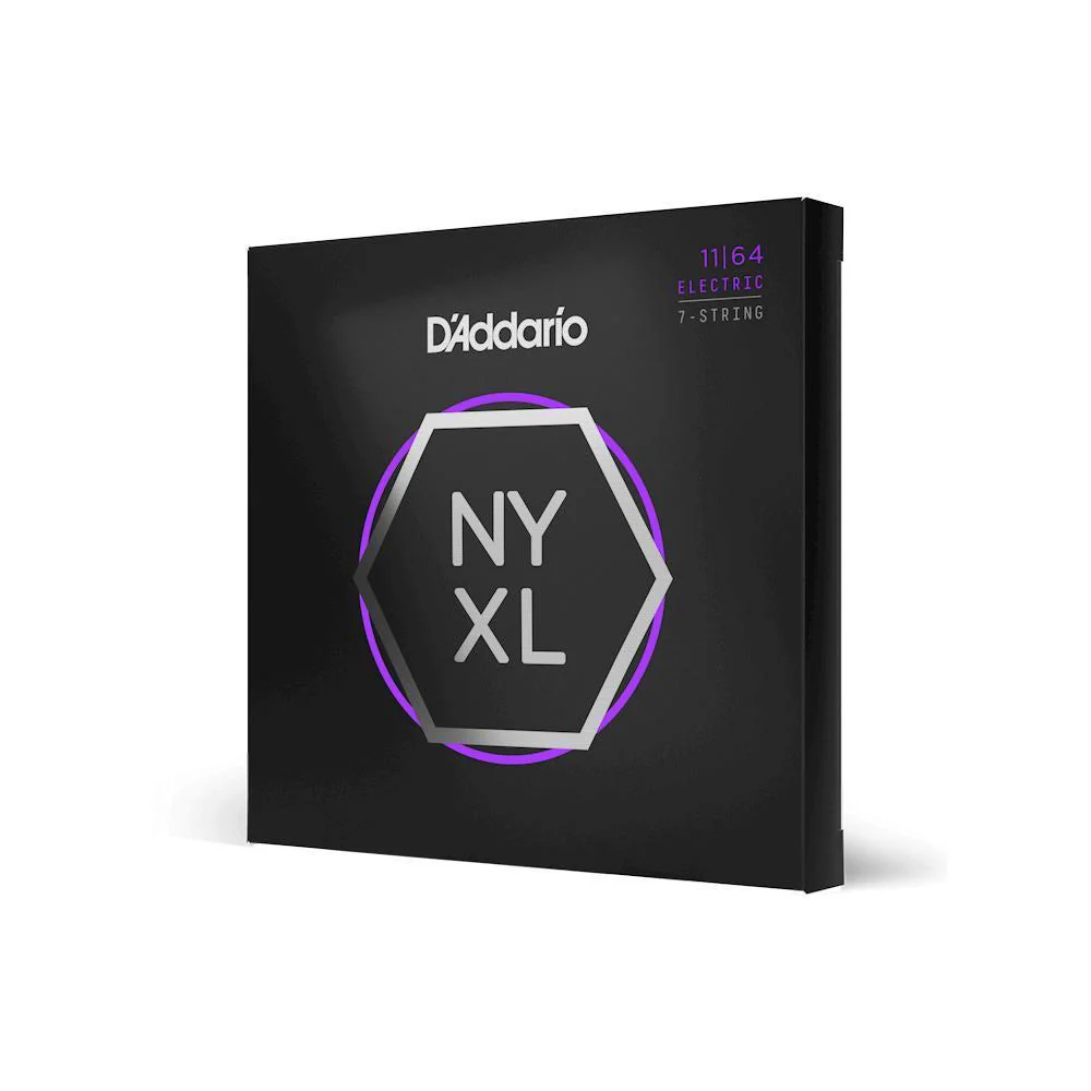 D'Addario NYXL Electric Guitar Strings | 7-String | 11-64