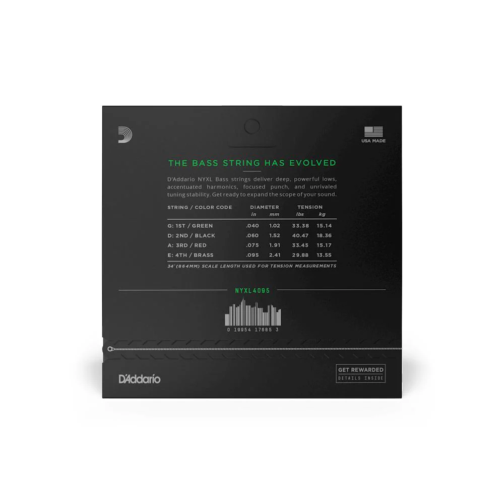 D'Addario NYXL Bass Guitar Strings - Image 2