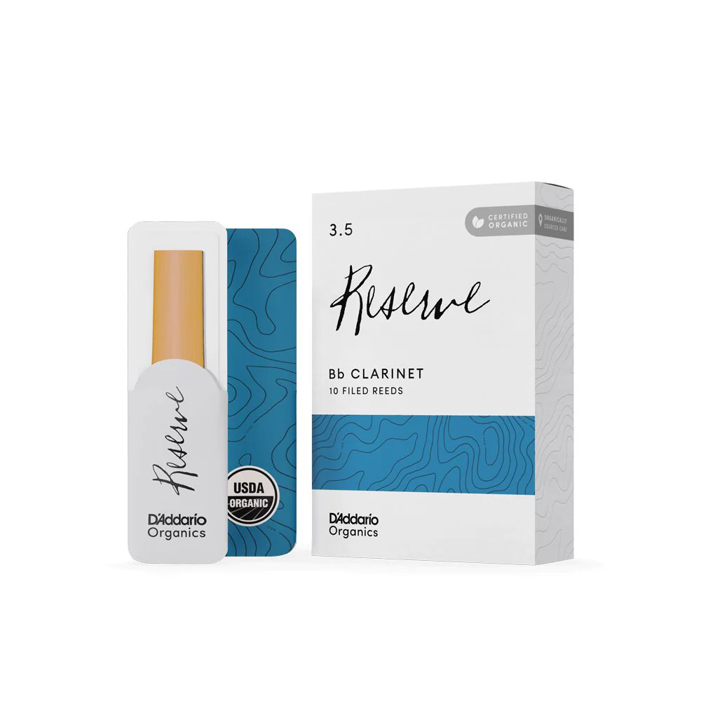 D'Addario Organic Reserve Bb Clarinet Reeds  | 3.5 | 10-Pack