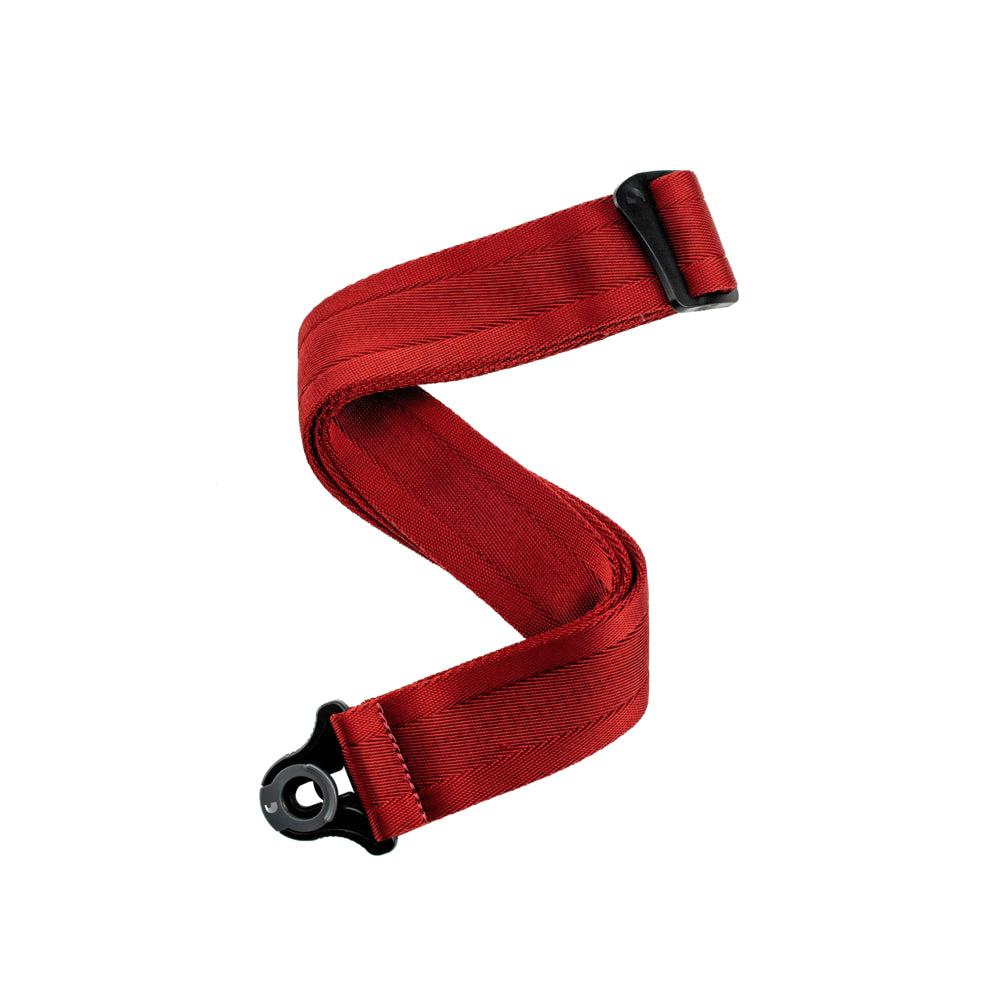 D'Addario Planet Waves Auto Lock Guitar Strap | Nylon | Blood Red - Image 4