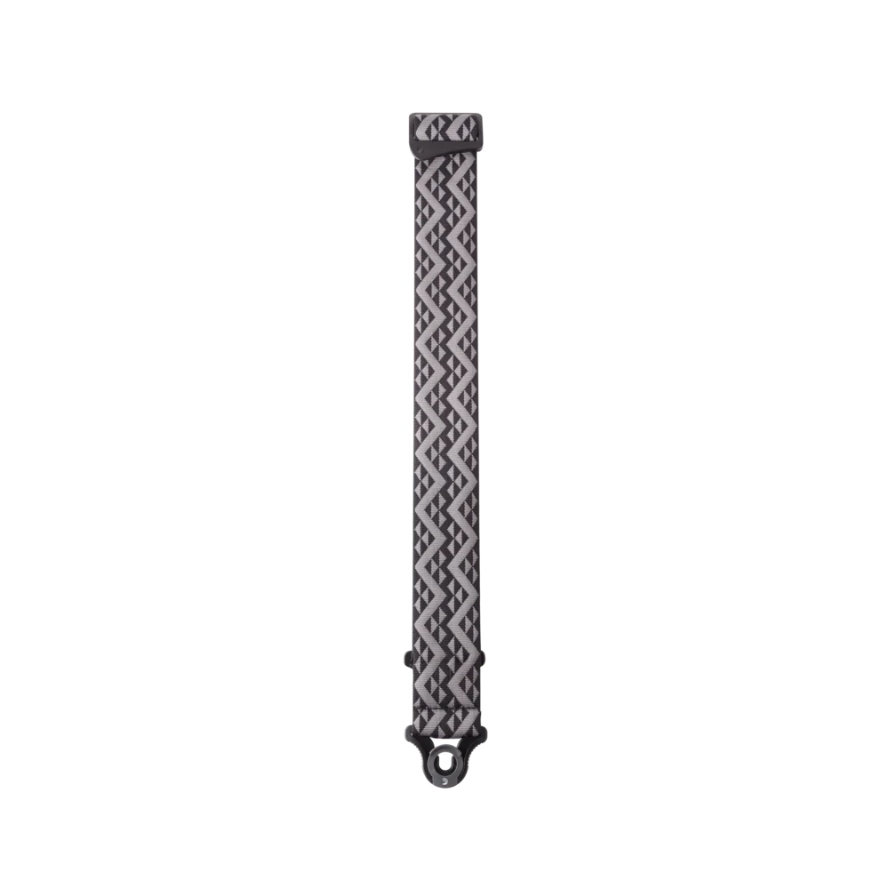 D'Addario Auto-Locking Padded Nylon Guitar Strap | Black Geometric (2") - Image 3