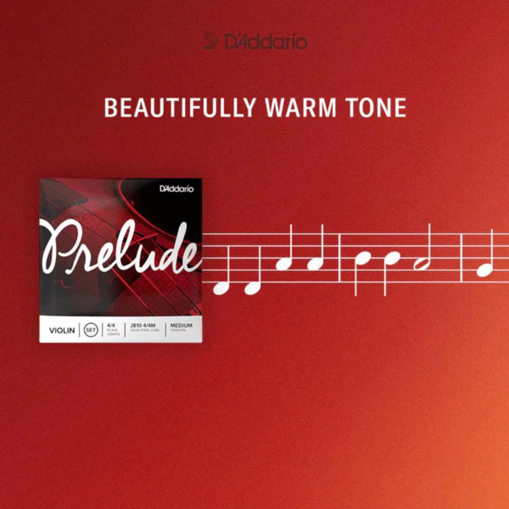 D'Addario Prelude Cello String Set | 1/8 Scale (Medium Tension) - Image 4
