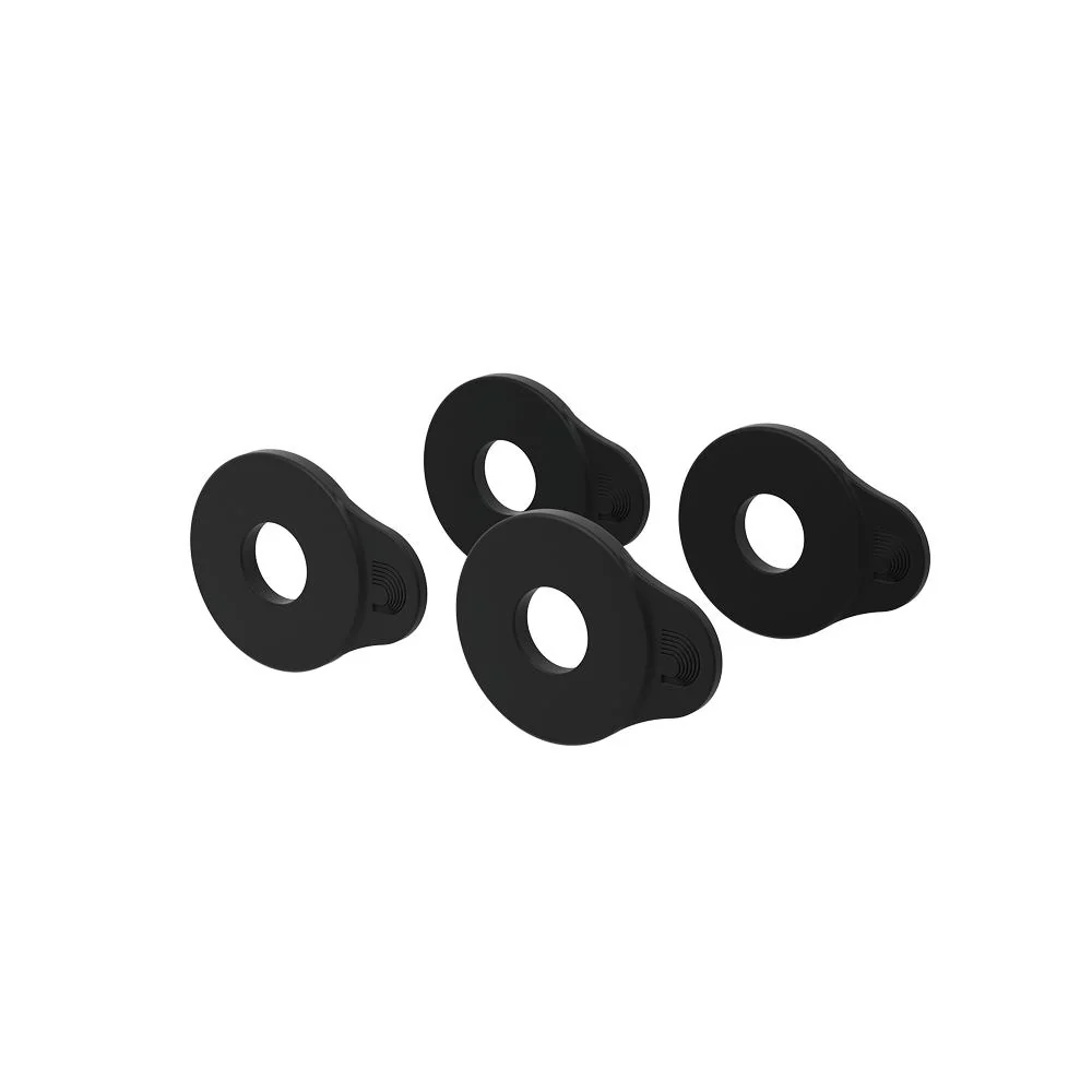 D'Addario Flex Lock Strap Blocks | Black (4-Pack)