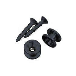D'Addario Solid Brass End Pins (Pair) | Black