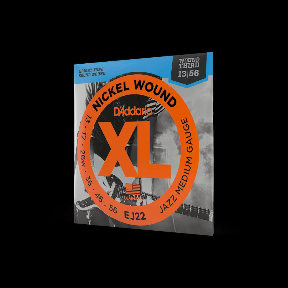 D'Addario XL Nickel-Wound Jazz Electric Guitar Strings | Jazz Medium | 13-56