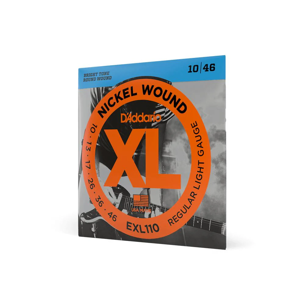 D'Addario XL Nickel Wound Electric Guitar Strings | Regular Light | 10-46