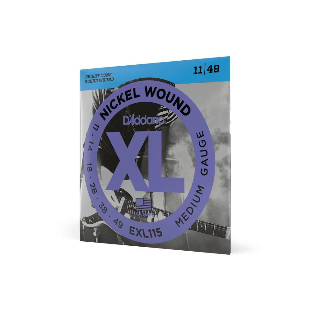 D'Addario XL Nickel Wound Electric Guitar Strings | 11-49