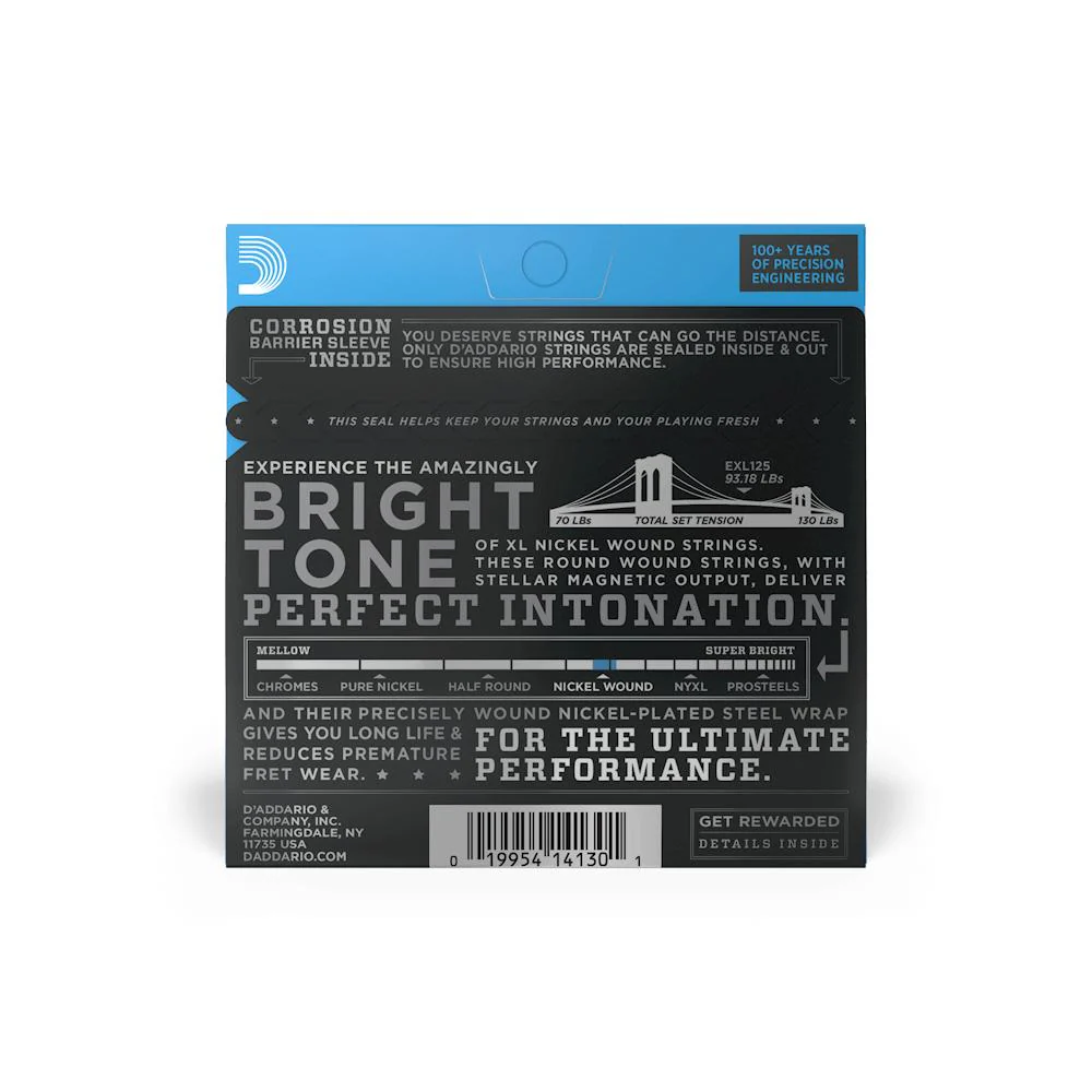 D'Addario XL Nickel Wound Electric Guitar Strings | Super Light Top/Regular Btm | 9-46 - Image 2