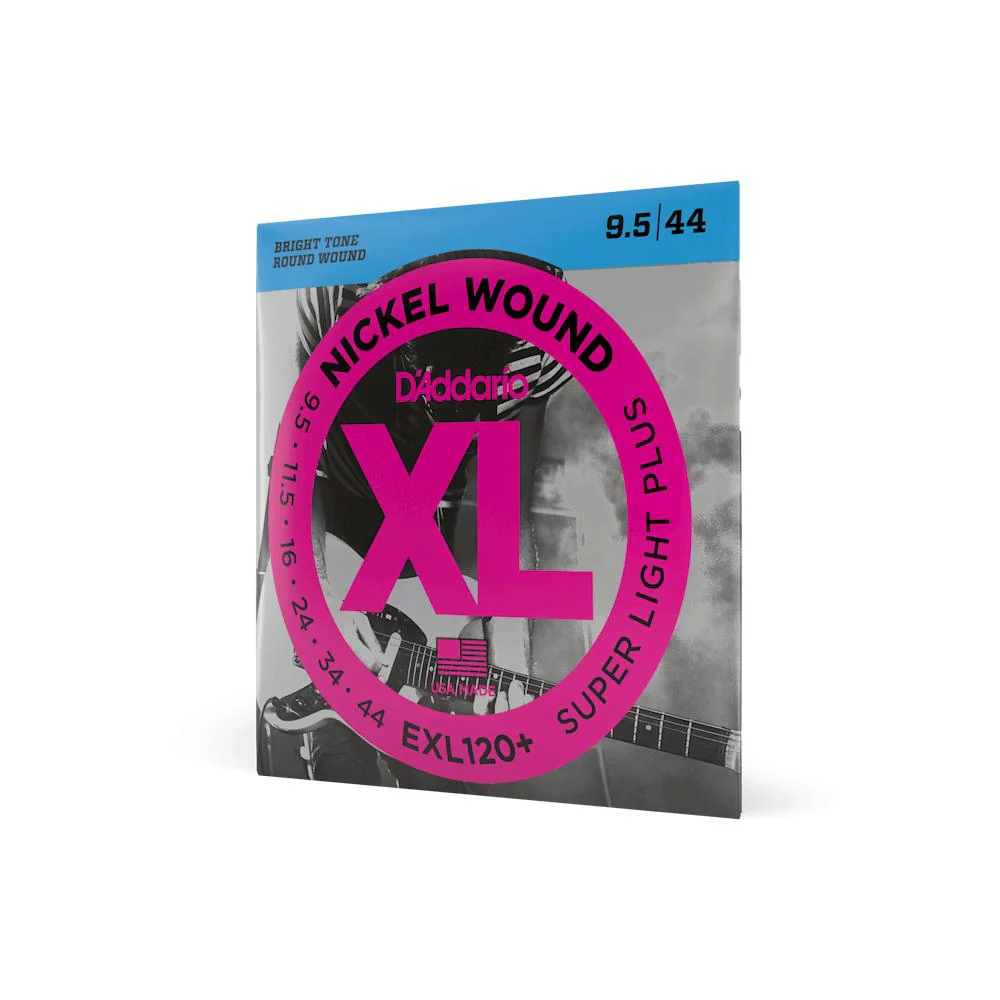 D'Addario XL Nickel Wound Electric Guitar Strings | Super Light Plus | 9.5-44