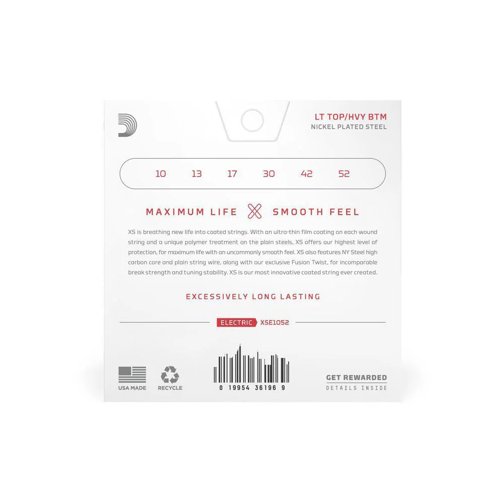 D'Addario XS Nickel Electric Guitar Strings | 10-46 - Image 2