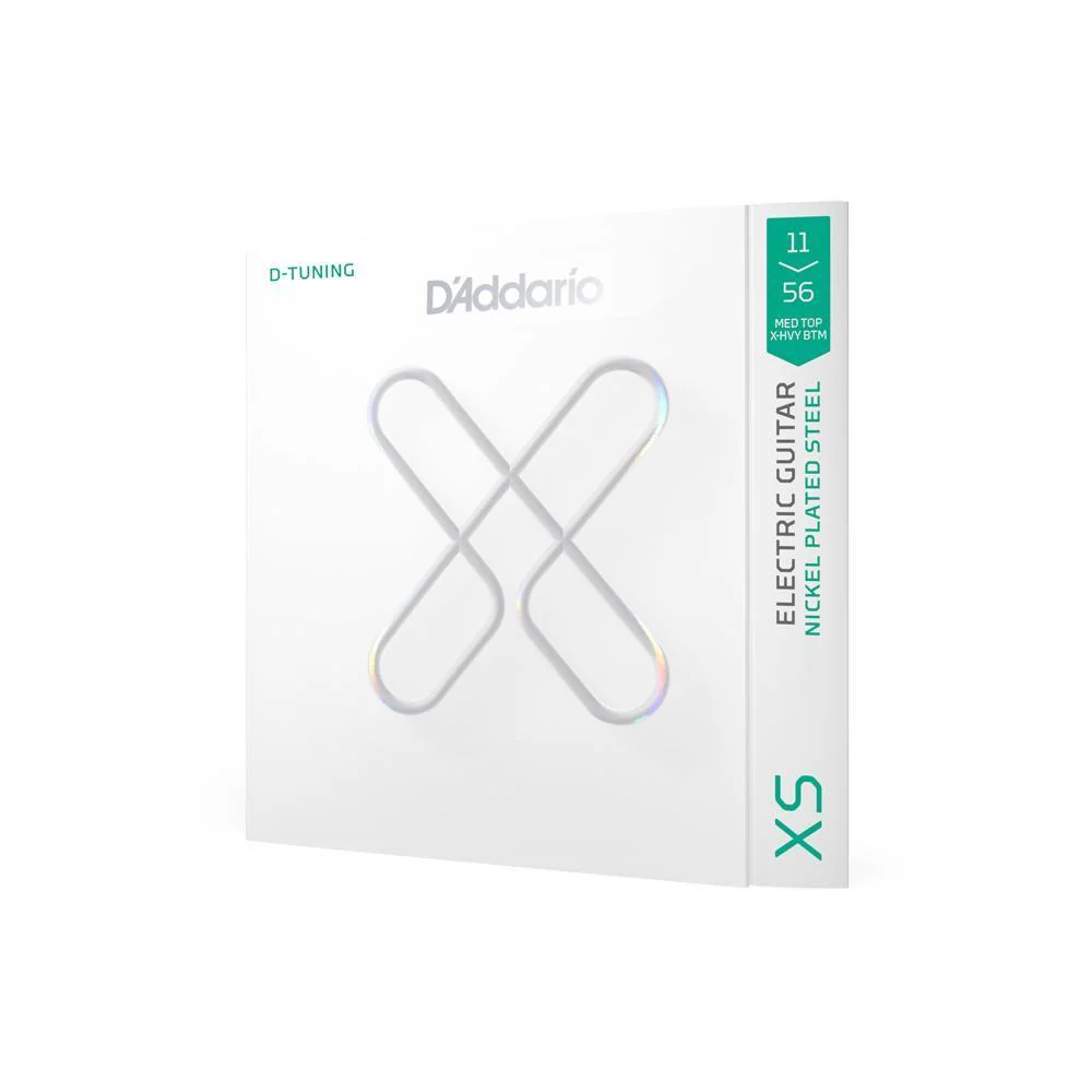 D'Addario XS Nickel Plated Steel | Medium Top X-Heavy Bottom | .011-.056