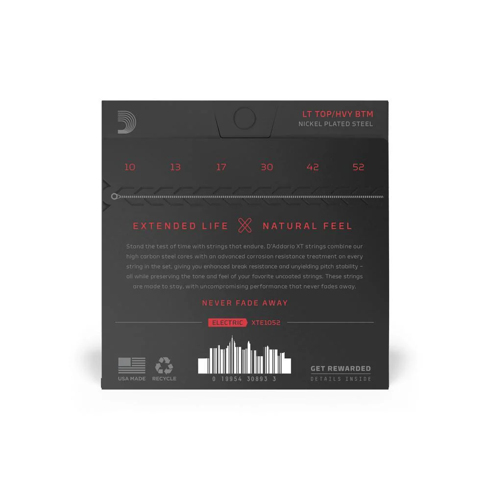 D'Addario XT Electric Guitar Strings | 10-52 - Image 2