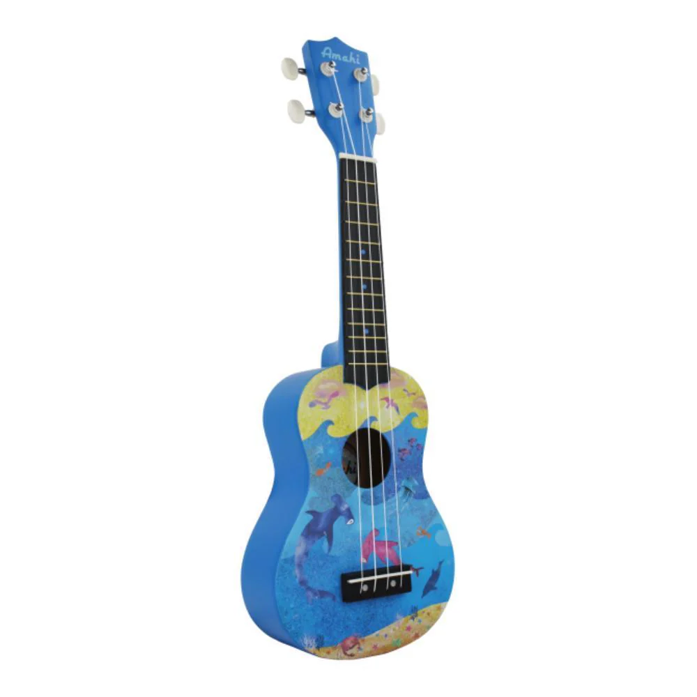 Amahi Penguin Tropical Series Soprano Ukulele w/Bag | Under The Sea