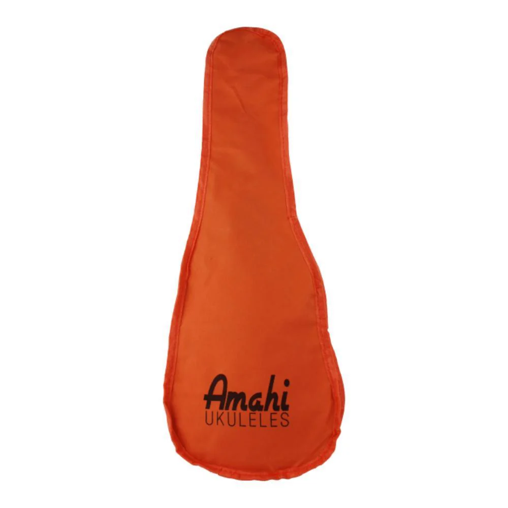 Amahi Soprano Ukulele w/Gig Bag | Orange Flower - Image 2