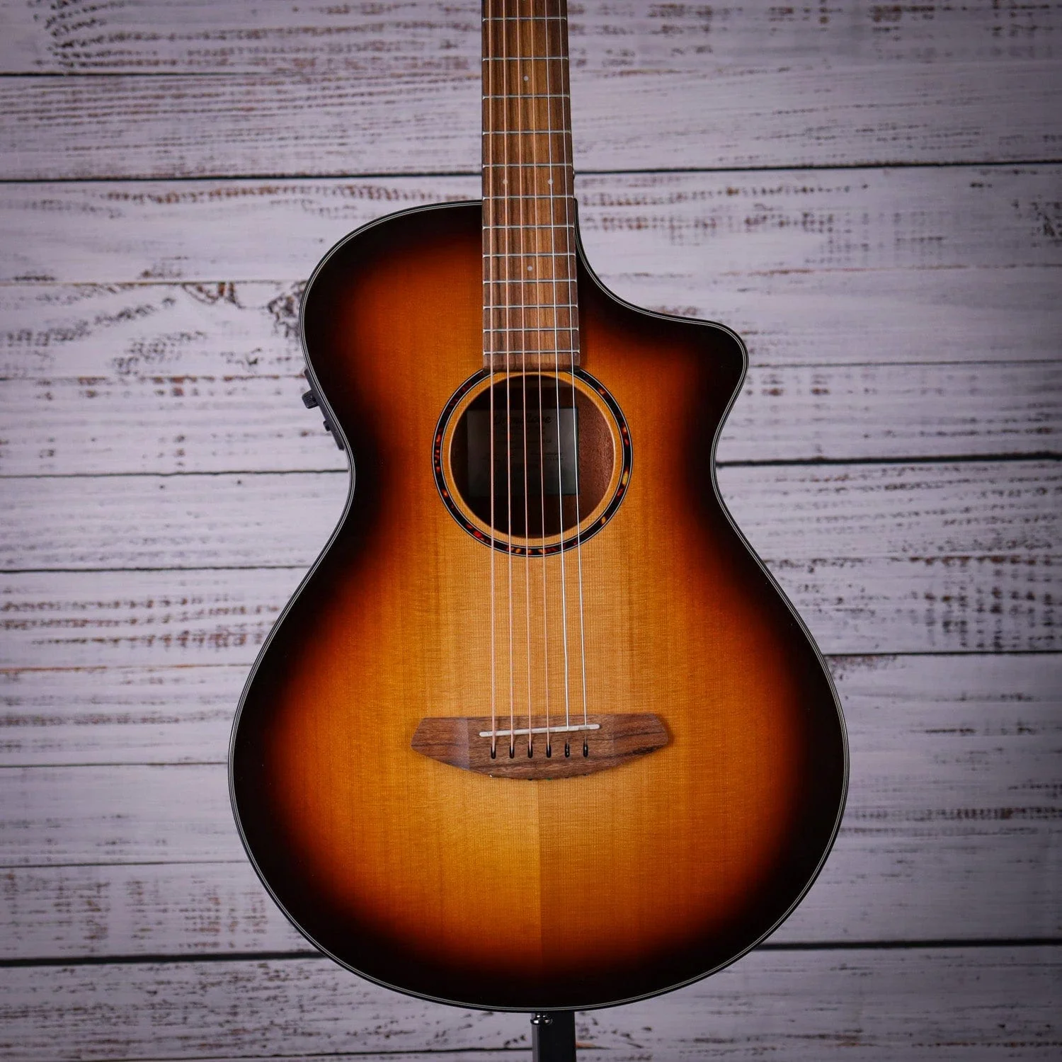 *DEMO* Breedlove Discovery S Concertina Edgeburst Acoustic-Electric Guitar | Red Cedar-African Mahogany