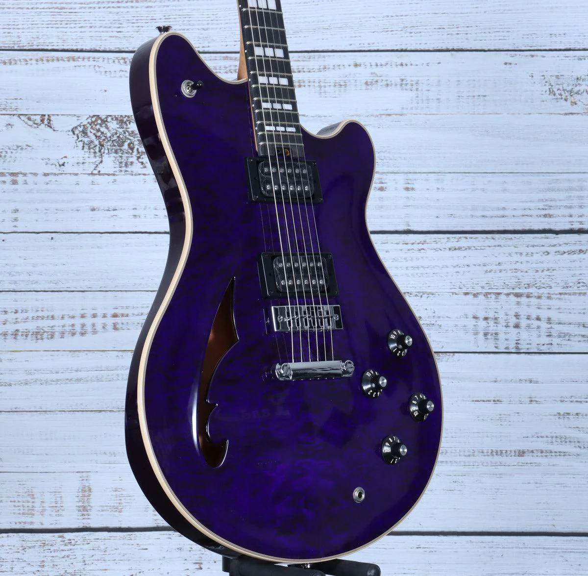*DEMO* EVH SA-126 Special QM Electric Guitar | Transparent Purple - Image 5