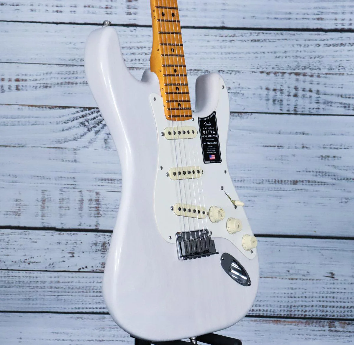*DEMO* Fender American Ultra Luxe '50s Stratocaster® | White Blonde - Image 5