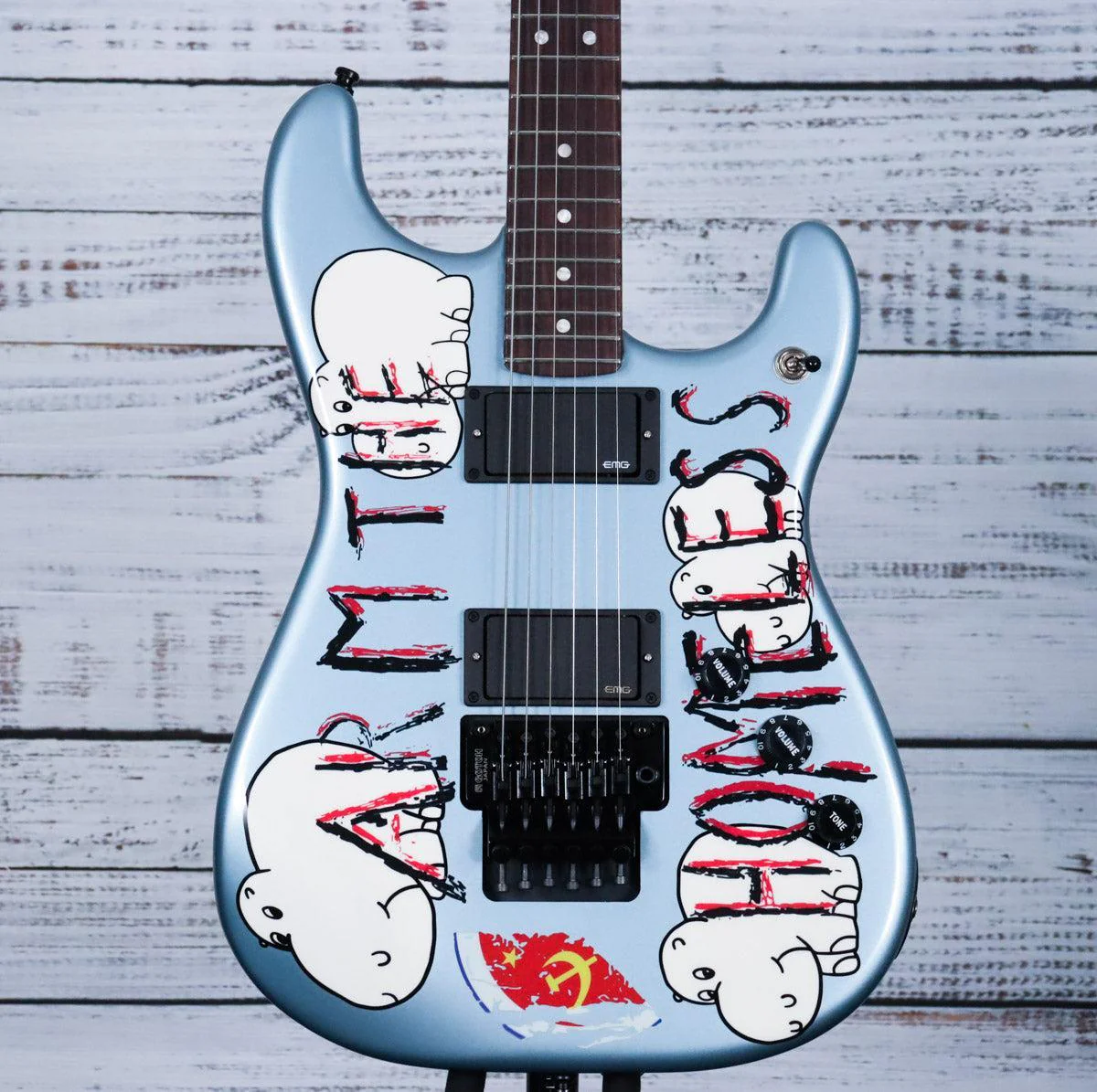*DEMO* Fender Tom Morello Arm The Homeless Stratocaster | Blue Ice Metallic
