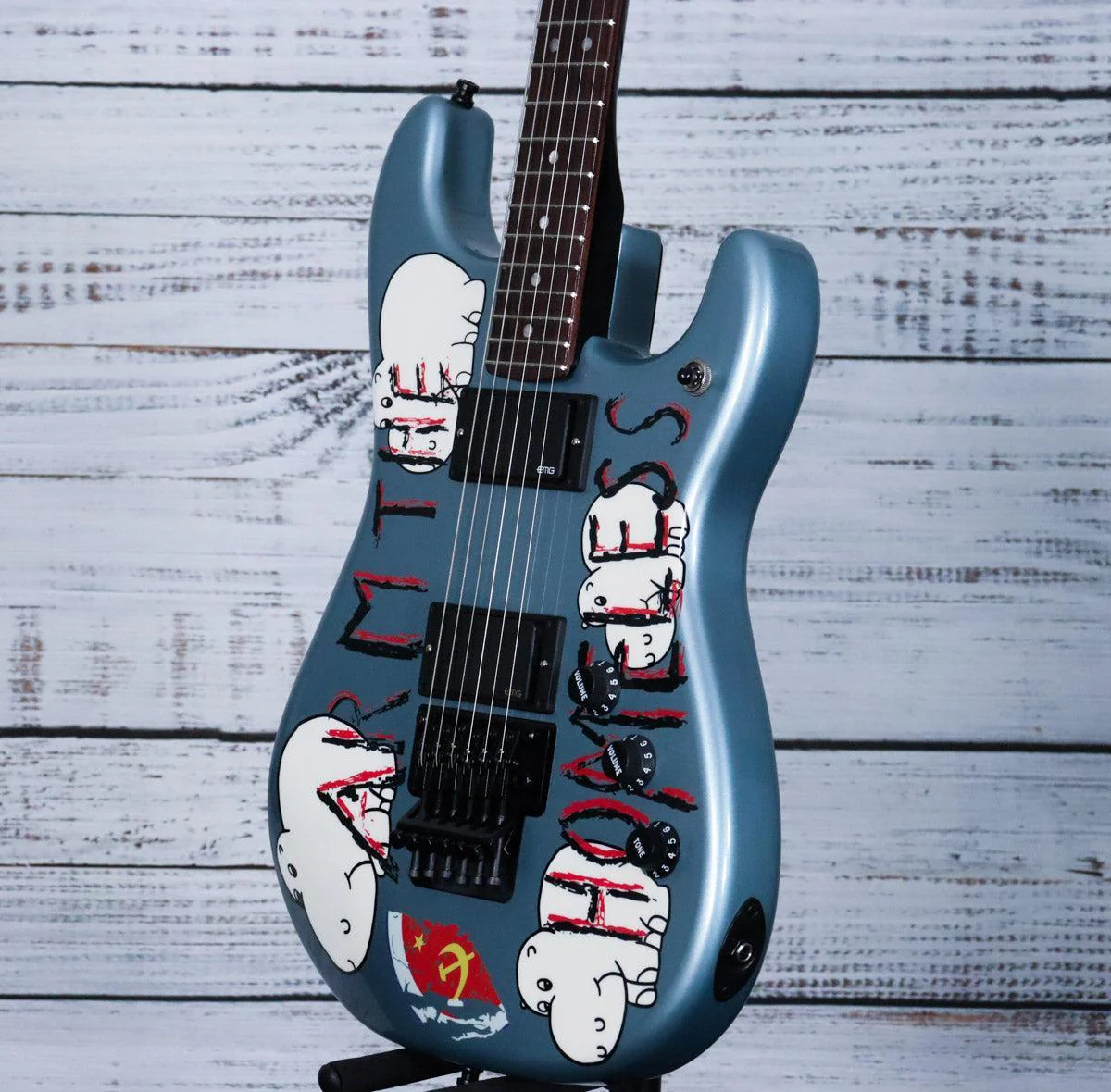 *DEMO* Fender Tom Morello Arm The Homeless Stratocaster | Blue Ice Metallic - Image 5