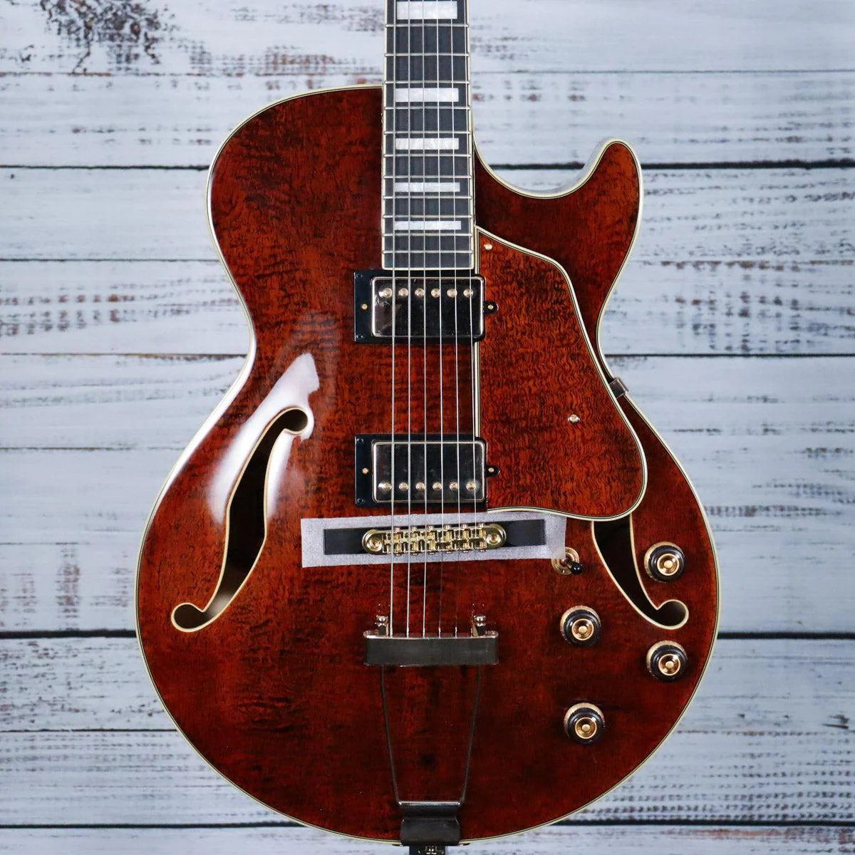 *DEMO* Ibanez AG95MG Artcore Expressionist Hollow-Body Electric Guitar | Dark Amber