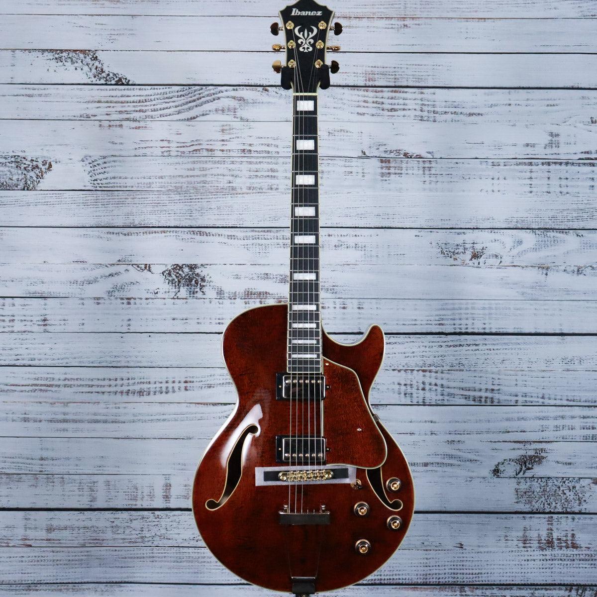 *DEMO* Ibanez AG95MG Artcore Expressionist Hollow-Body Electric Guitar | Dark Amber - Image 3